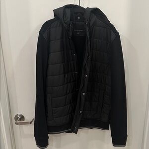Banana Republic Men's Black Puffer Jacket